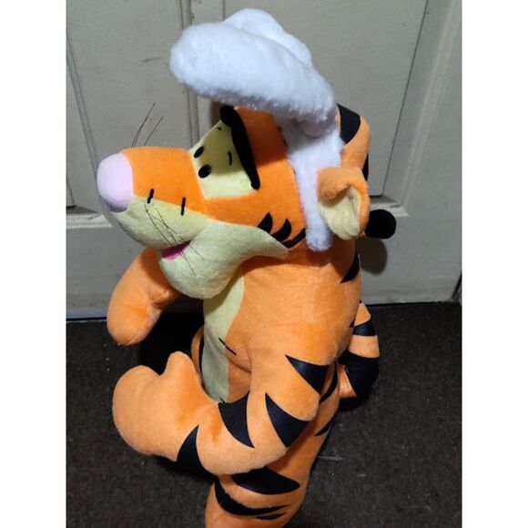 Vintage Tigger Poseable Stand Up Plush With Easter Bunny Ears approx. 28" Tall - Picture 8 of 9